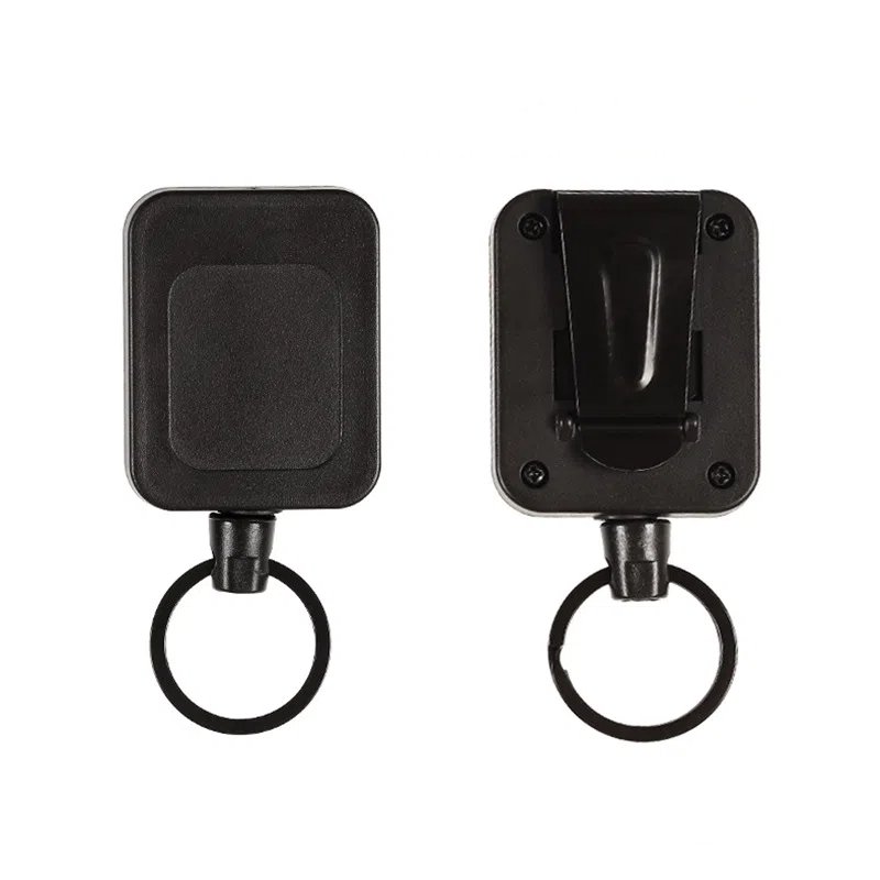 Pullther Square Nylon Rope 90mm Scalable Keychain Badge Holder Scroll Customized Logo Heavy Outdoor Mountaineering Accessories