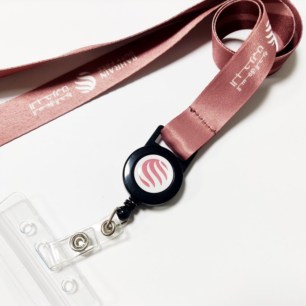 Custom Design Sublimation Logo Badge Reels Name Card Holder Badge Neck Lanyards