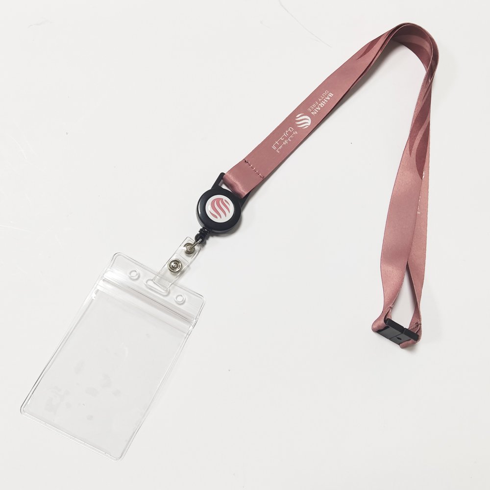 Custom Design Sublimation Logo Badge Reels Name Card Holder Badge Neck Lanyards