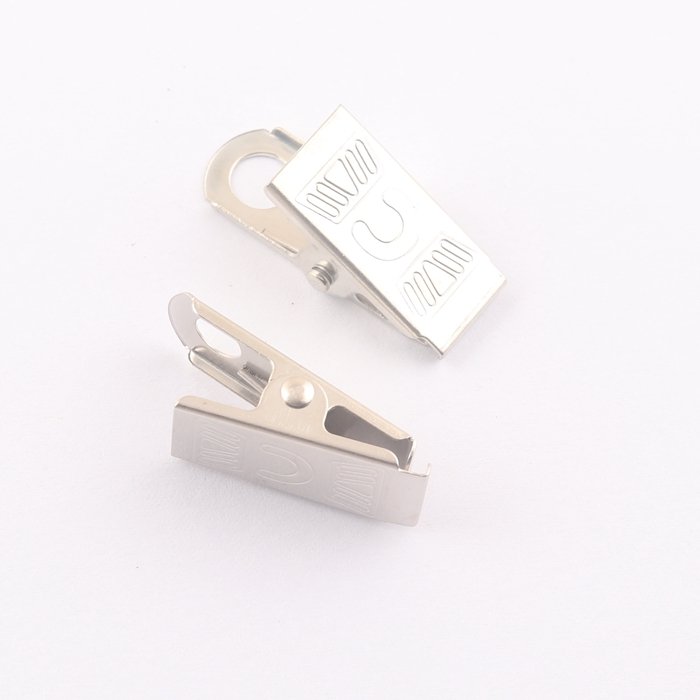 cheap price metal blank ID Card holder badge clip for gifts lanyard