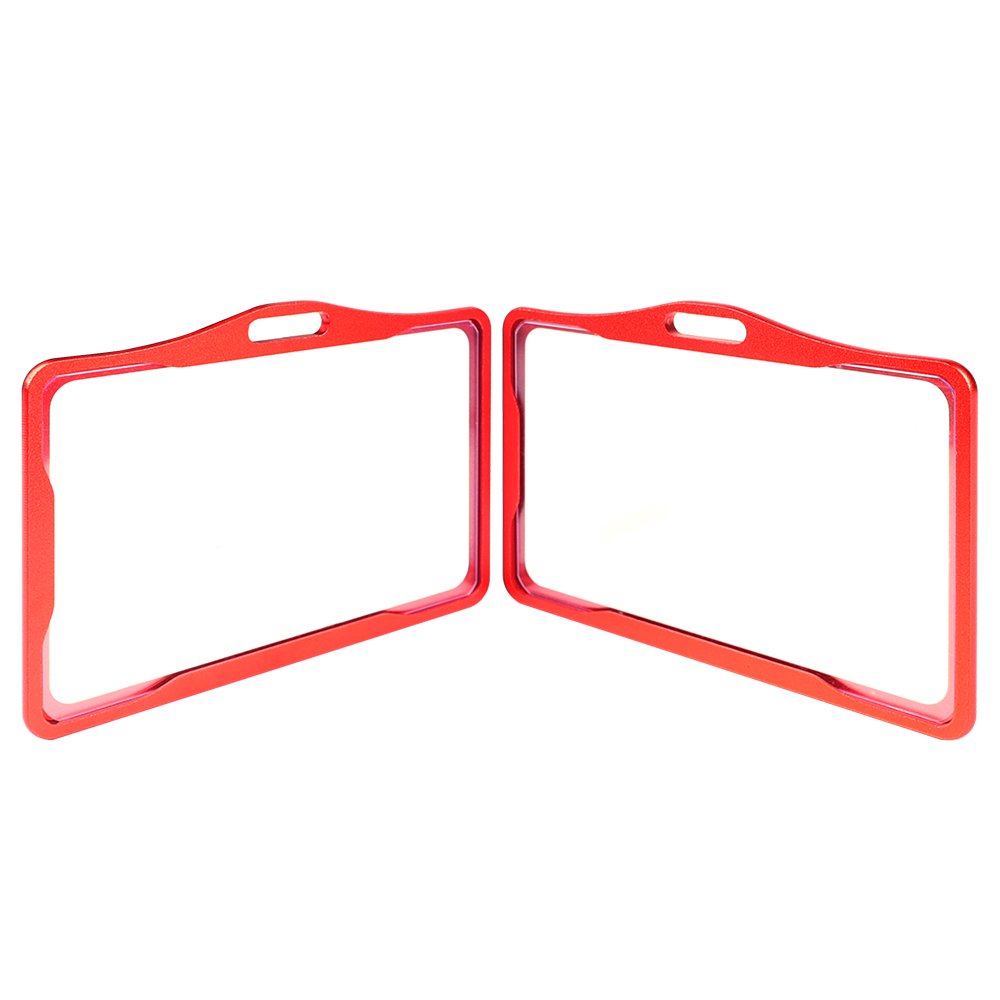 Aluminum Horizontal ID Durable Cover Holder Metal Card ID Badge Holder Lightweight ID Badger Protector