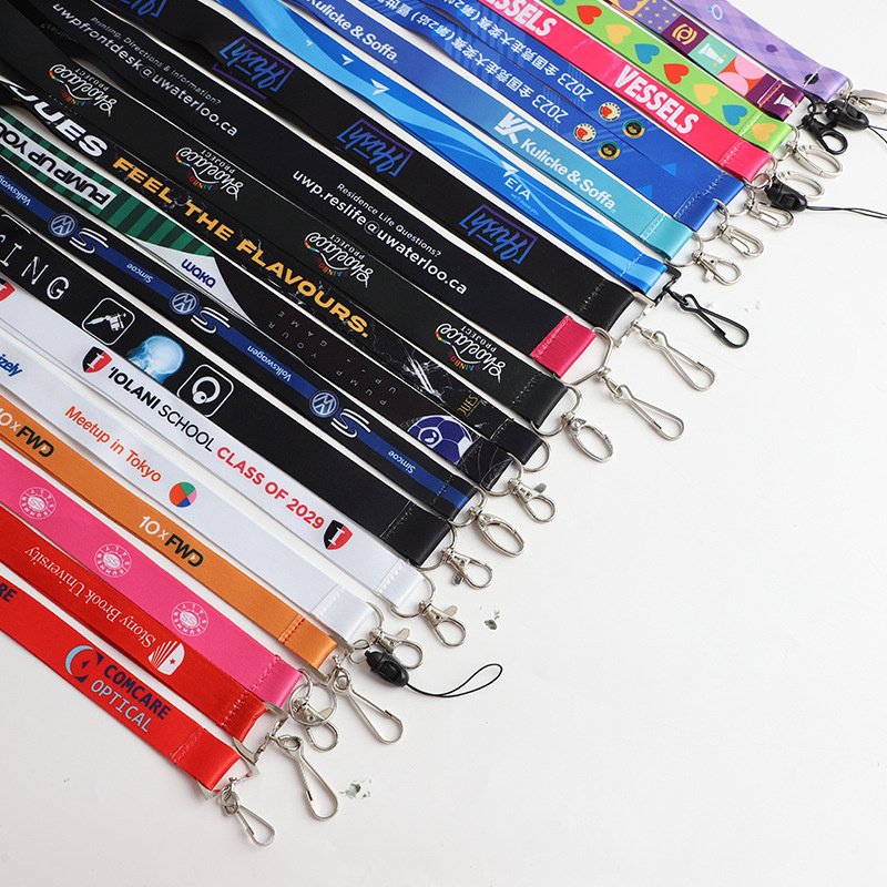 No Minimum Order Manufacturer Cheap Personalized Neck Tool Printing Polyester Sublimation Custom Lanyards With Logo Custom