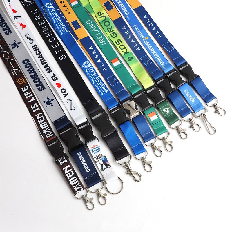 No Minimum Order Manufacturer Cheap Personalized Neck Tool Printing Polyester Sublimation Custom Lanyards With Logo Custom