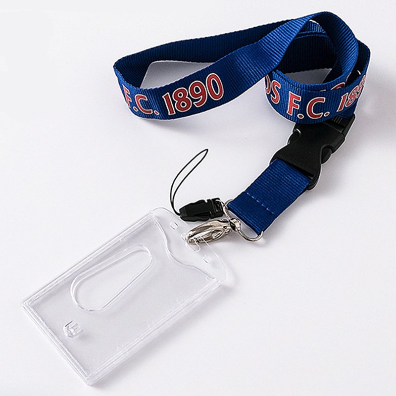 Custom Fashion Cute Office Name Card Holder Neck Straps Lanyard With ID Badge Holder
