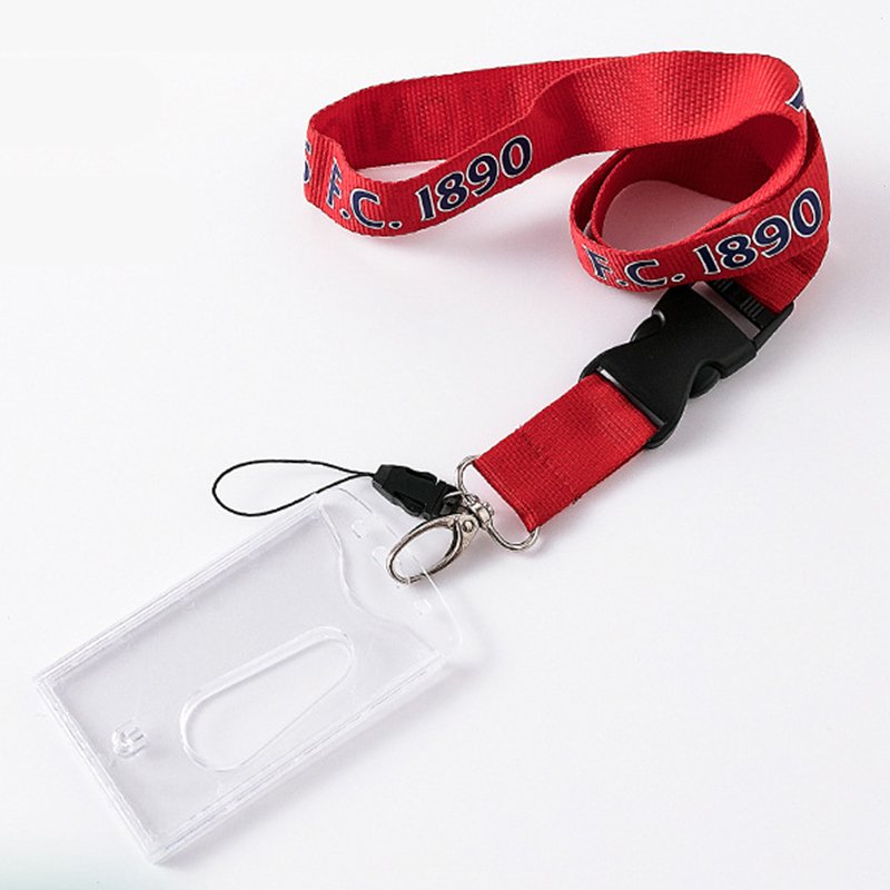 Custom Fashion Cute Office Name Card Holder Neck Straps Lanyard With ID Badge Holder