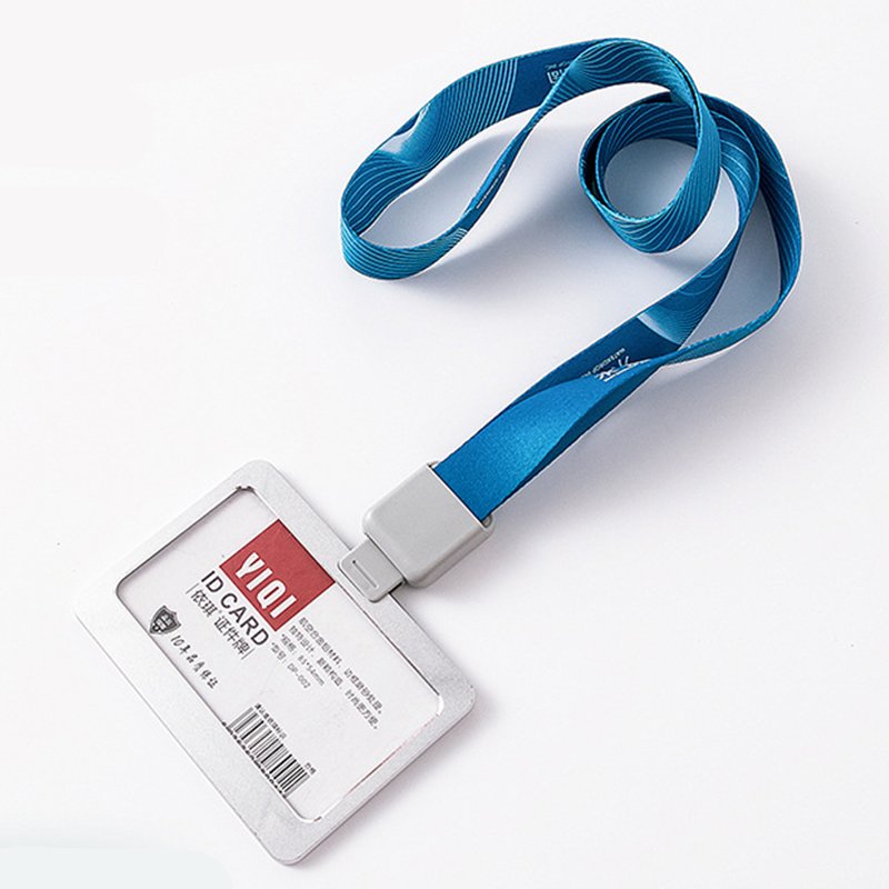 Custom Fashion Cute Office Name Card Holder Neck Straps Lanyard With ID Badge Holder