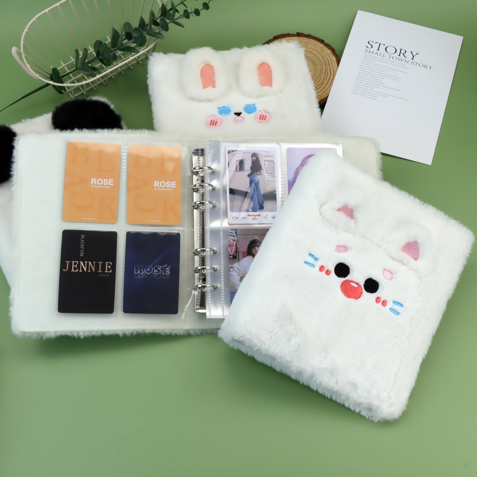New Fashion Design A5 Plush Photocard Holder Photocard Binder Photo Album Kpop Collect Books For Gift