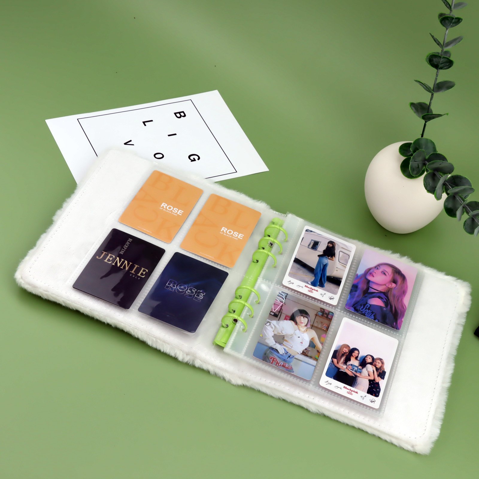 New Fashion Design A5 Plush Photocard Holder Photocard Binder Photo Album Kpop Collect Books For Gift