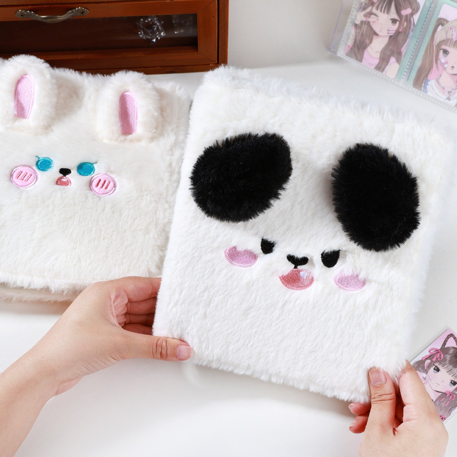 New Fashion Design A5 Plush Photocard Holder Photocard Binder Photo Album Kpop Collect Books For Gift