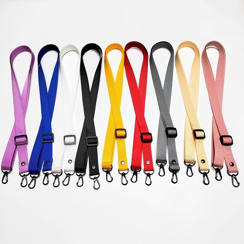 Wholesale Colorful Sublimation Neck Strap Id Badge Card Holder Polyester Lanyard