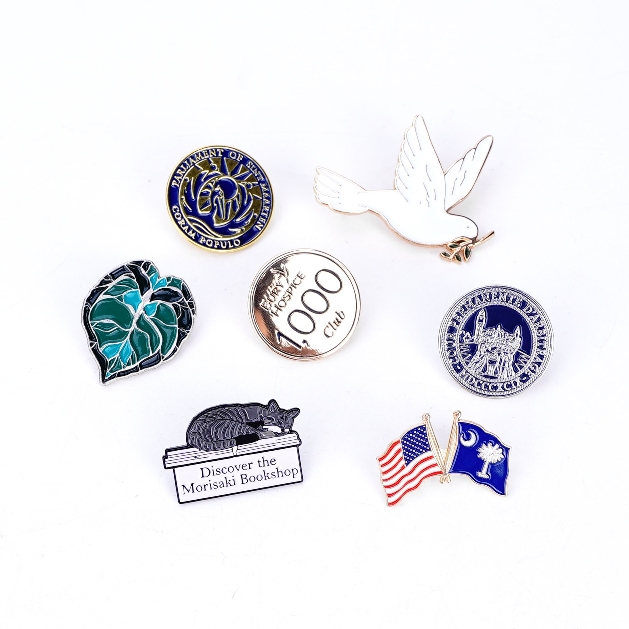 Wholesale Pin Factory Supplier Metal Badge Brooch Anime Lapel Pin Soft Hard Custom Enamel Pin