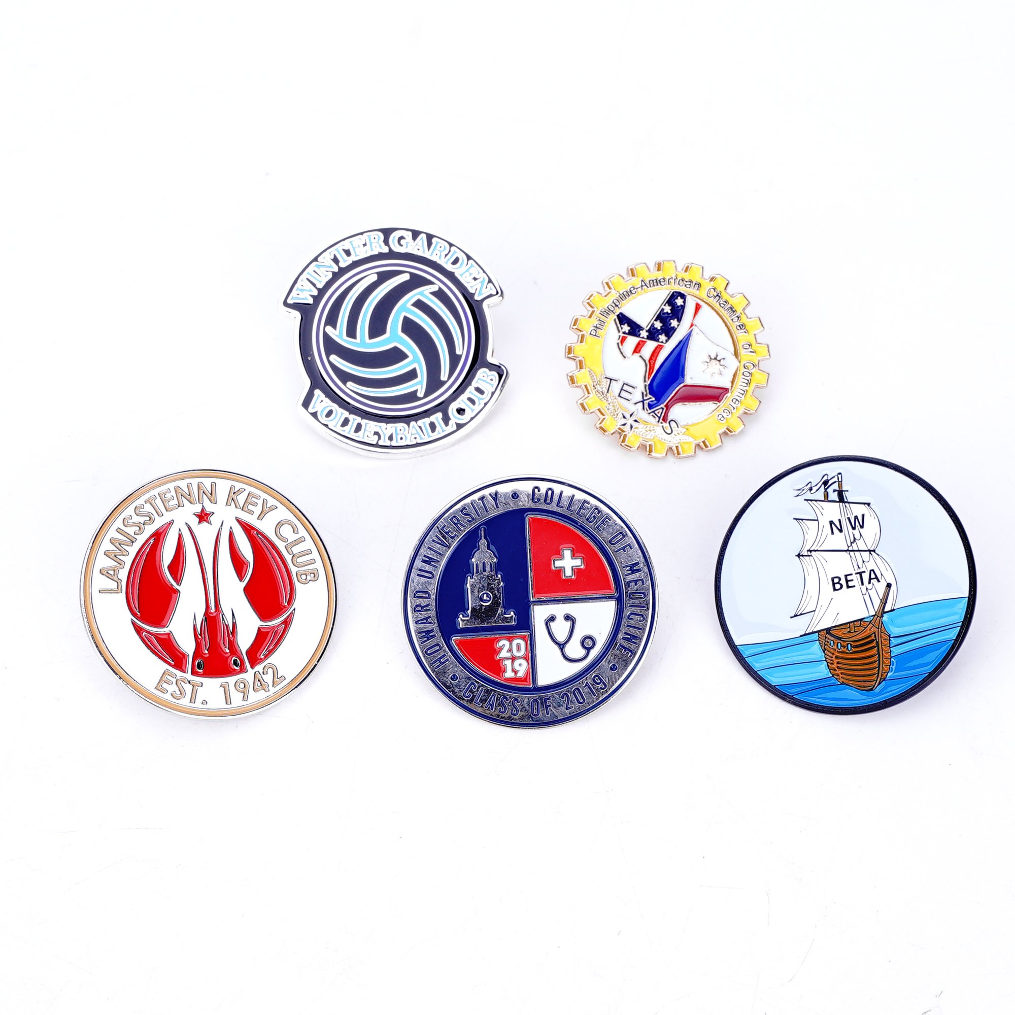 Wholesale Pin Factory Supplier Metal Badge Brooch Anime Lapel Pin Soft Hard Custom Enamel Pin