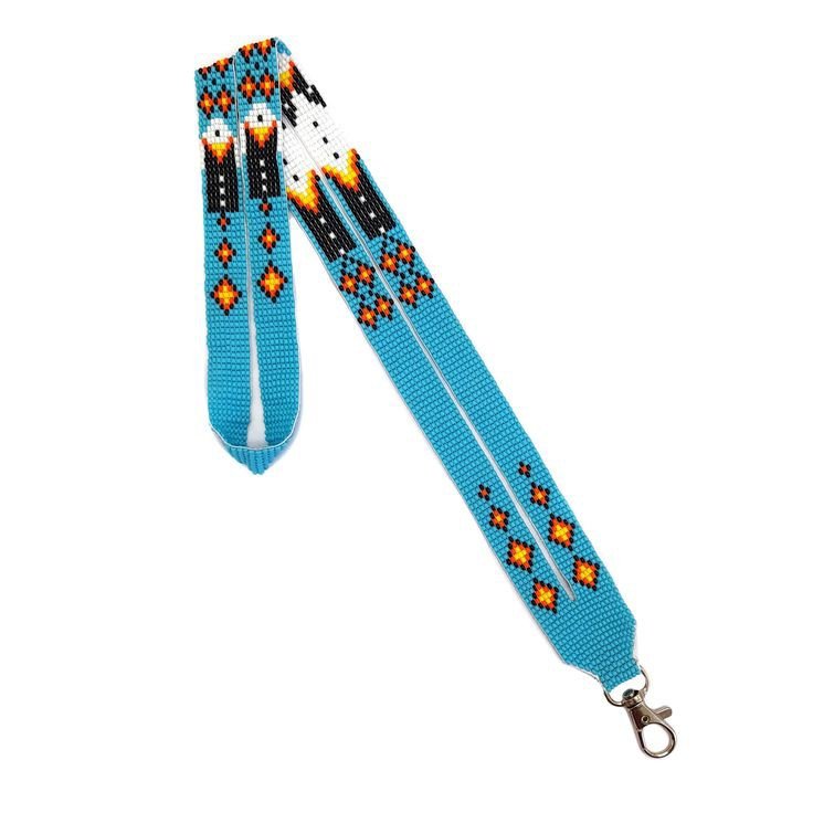 Beaded Lanyard or Badge Holder Loom Beaded Lanyard or Badge Holder from india handmade lanyard beaded for women and girls