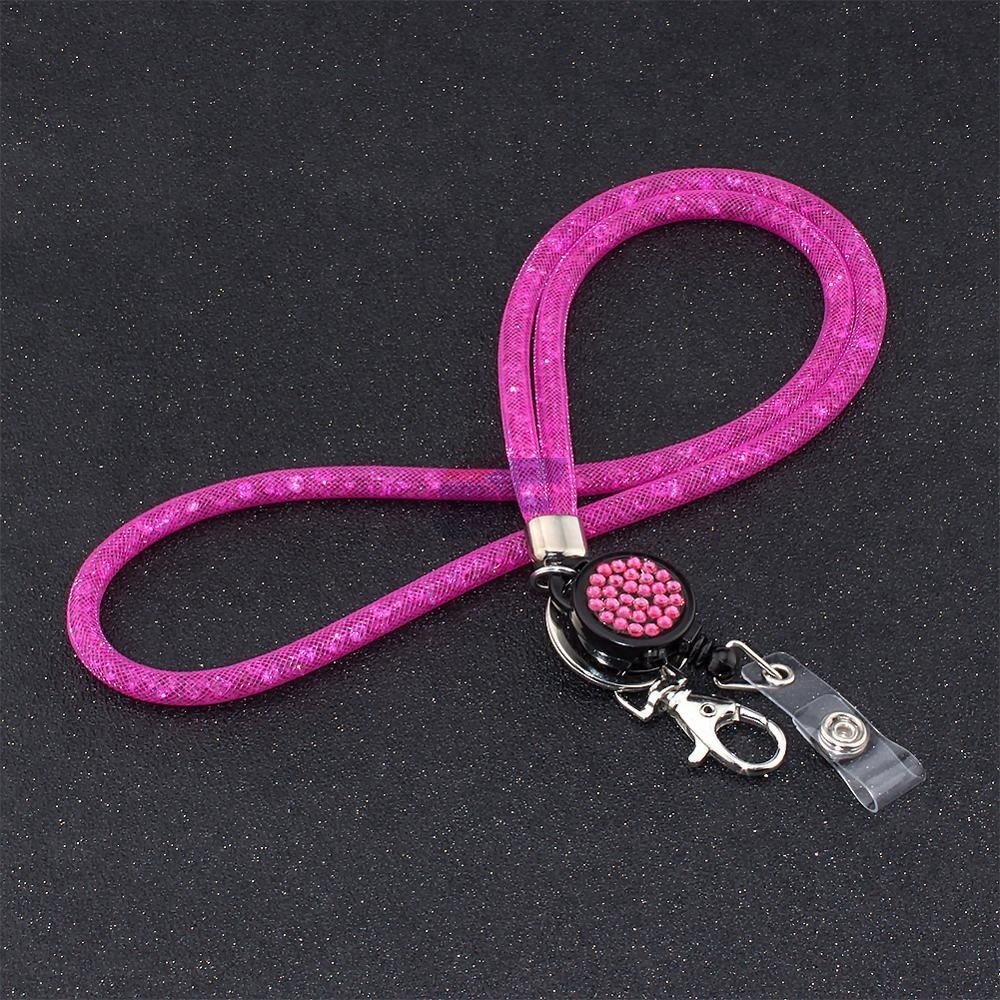 retractable reels key chains lanyards neck straps band for id badge holder for business school event