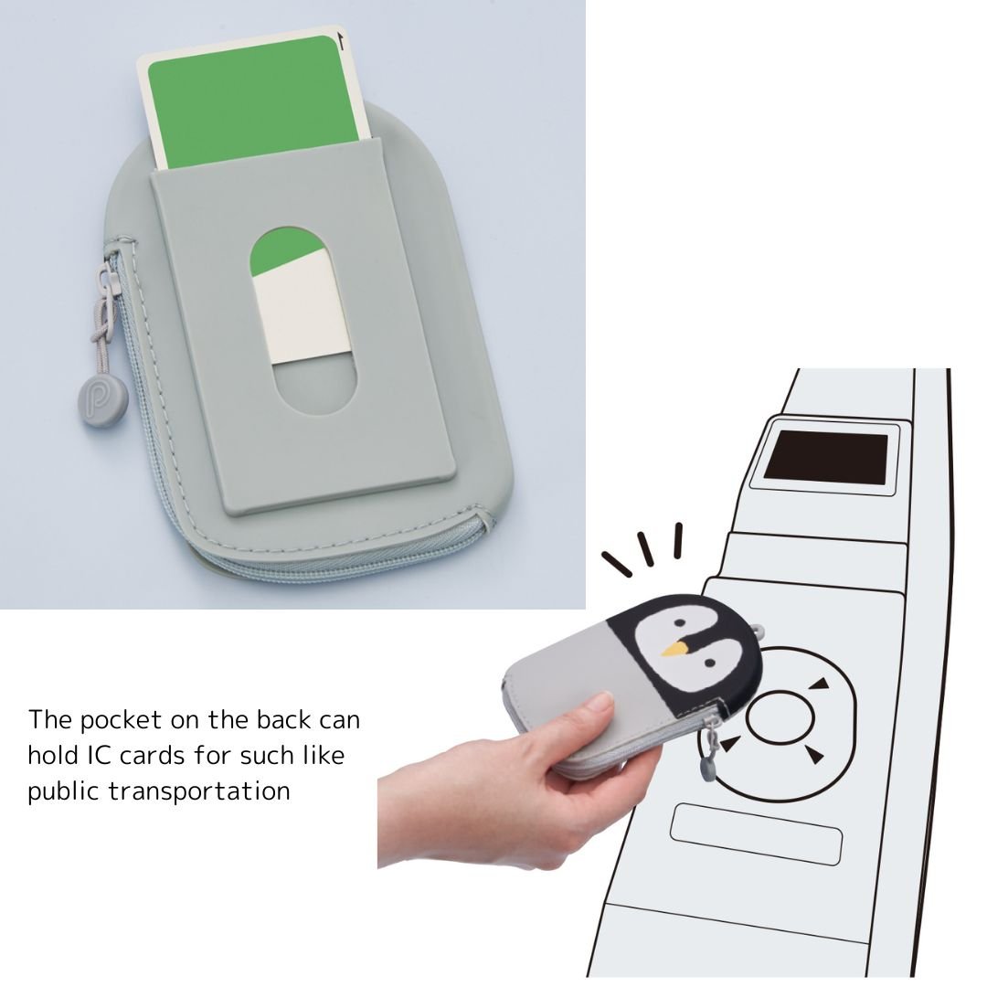 LIHITLAB Cute Japanese Animal Kawaii Silicone Card Holder Badge and Coin Pouch Office Accessory and Gift for Bulk Orders