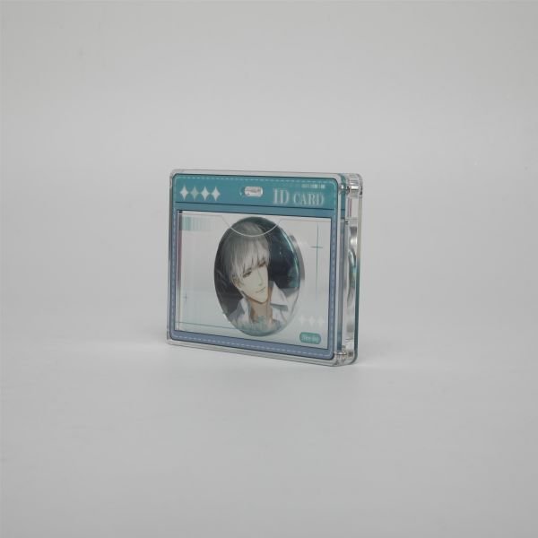 ID CARD Acrylic frame Horizontal version- Plastic Frame for Badge anime decoration