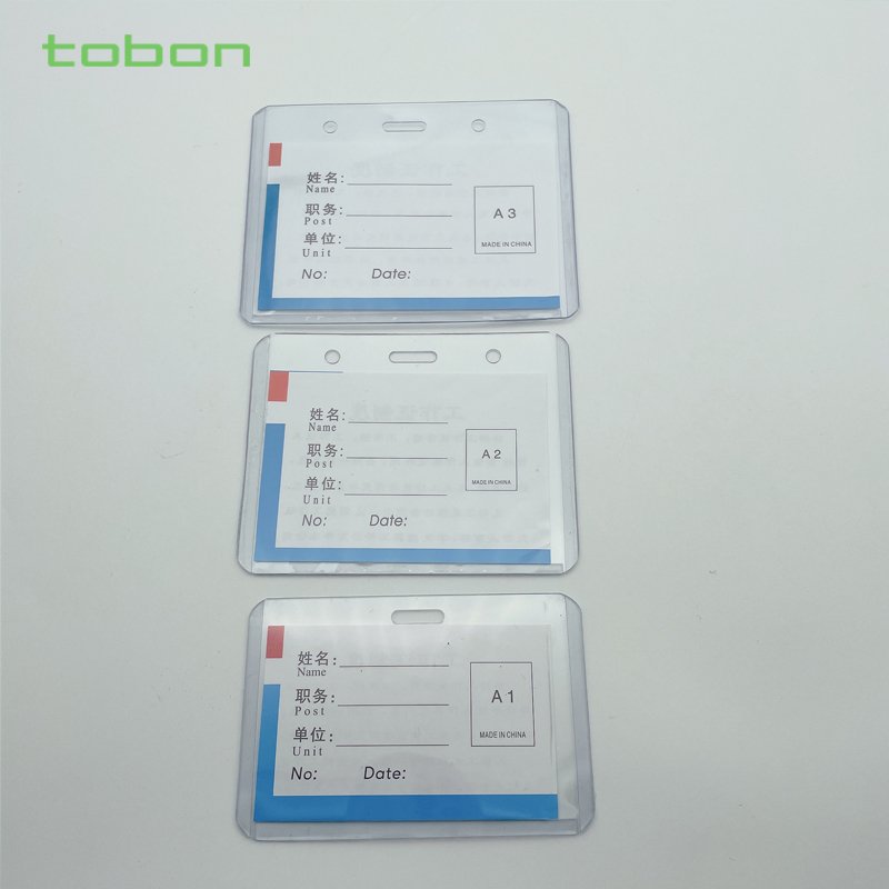 PVC Clear A1 A2 A3 B1 B2 B3 Office Certificate ID Hard Card Case Holders
