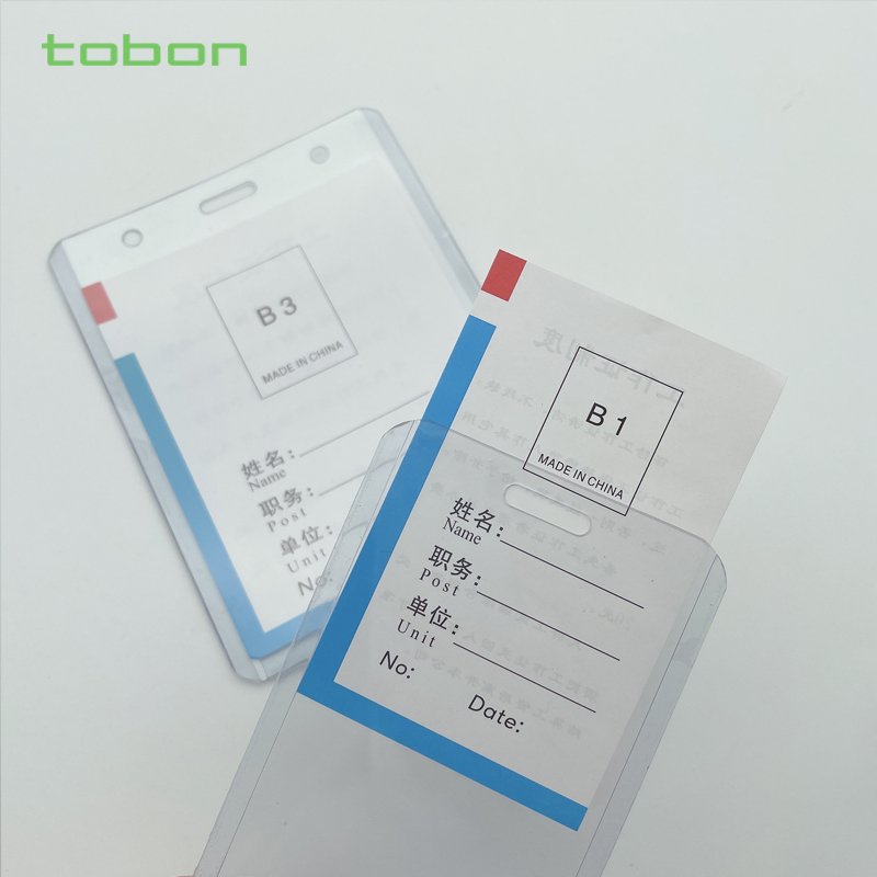 PVC Clear A1 A2 A3 B1 B2 B3 Office Certificate ID Hard Card Case Holders