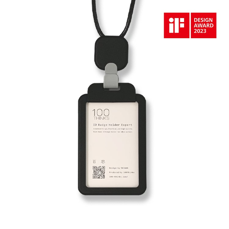 Fashionable ABS Plastic Lanyard and ID Card Badge Holder for Photo Credit Cardholder Bag