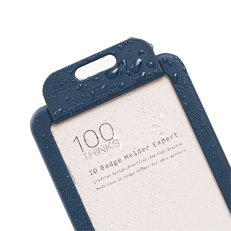 Fashionable ABS Plastic Lanyard and ID Card Badge Holder for Photo Credit Cardholder Bag
