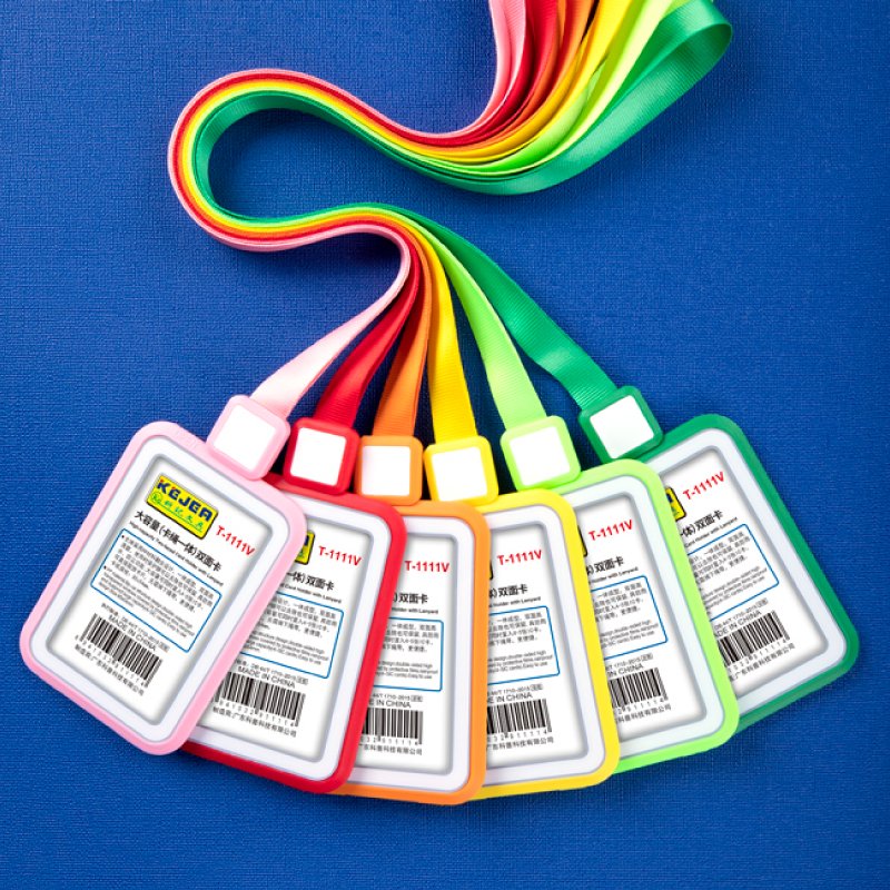 Kejea High Capacity Card Holder with Lanyard Bus Id Credit Card Name Badge Business Card Holder