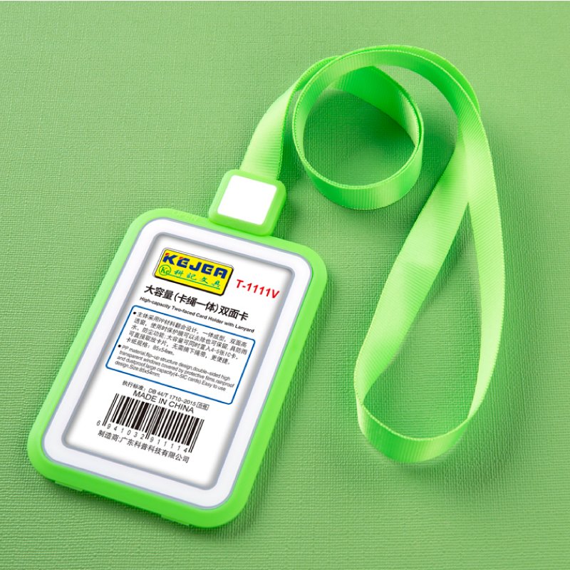 Kejea High Capacity Card Holder with Lanyard Bus Id Credit Card Name Badge Business Card Holder