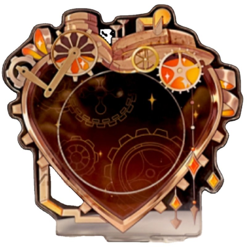 Mechanical Heart -red Acrylic magnetic frame - Frame for Badge anime decoration