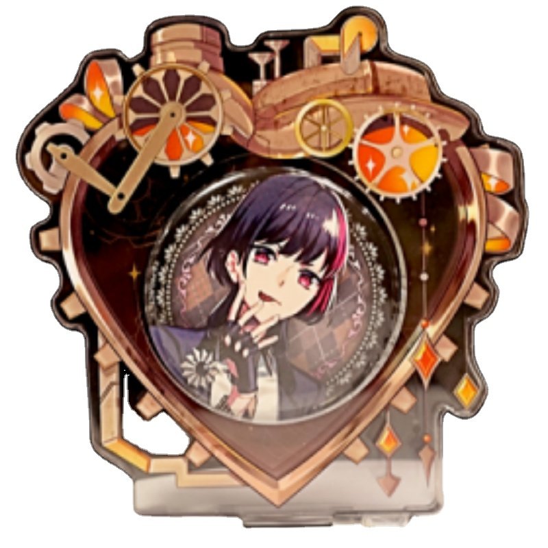 Mechanical Heart -red Acrylic magnetic frame - Frame for Badge anime decoration