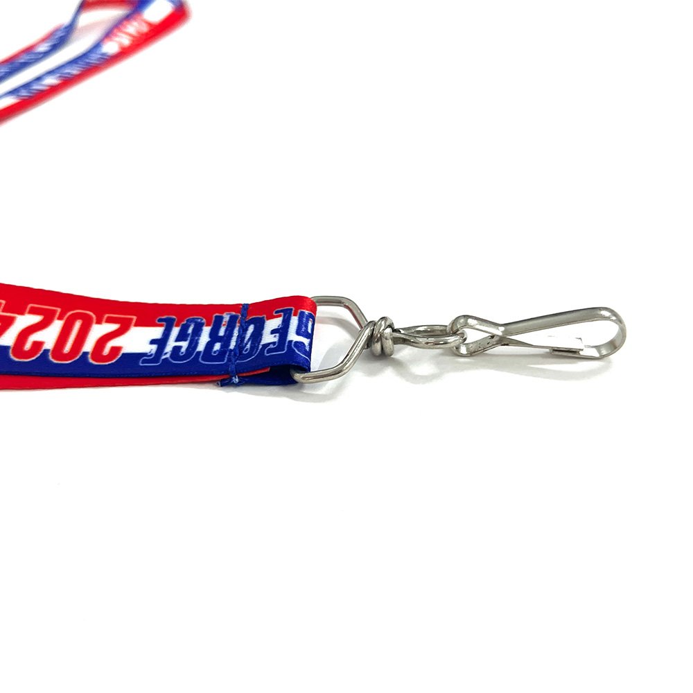 Wholesale Conference Badge Lanyard Custom Full Coror Keychain Hanging ID Bus Card Strap Anti-lost