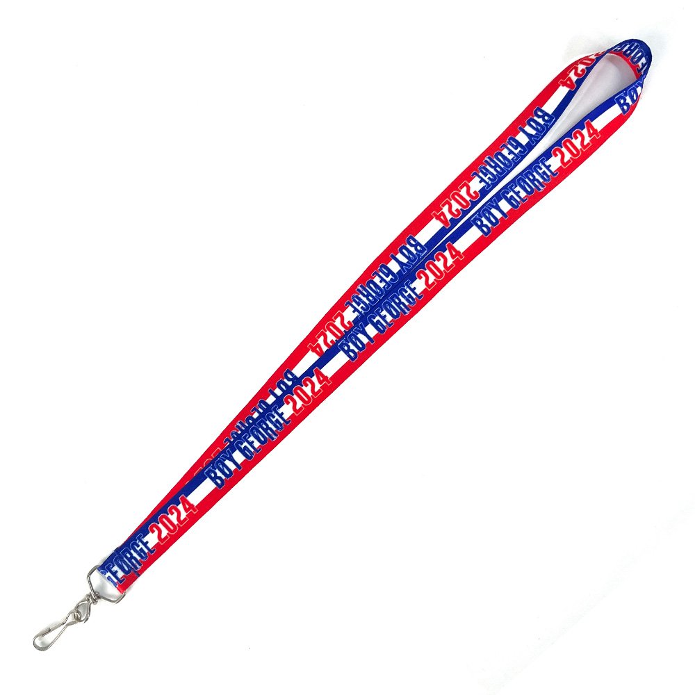 Wholesale Conference Badge Lanyard Custom Full Coror Keychain Hanging ID Bus Card Strap Anti-lost