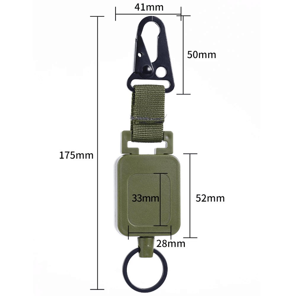 Spot goods Outdoor Light Green Plastic Retractable Badge Reels Sublimation Retractable Keychain Badge Holder