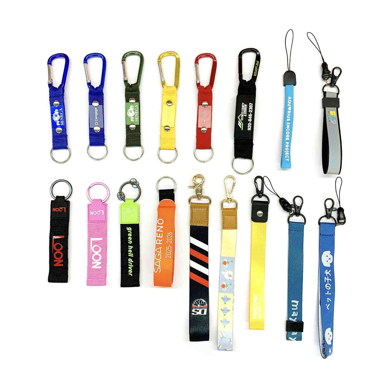Keych Embroi Han Embro Keychai Custom custom Match Boxin Chunky Other Nylon Polyester Lanyards With Logo Custom