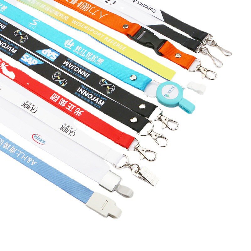 2024 Sport Football Basketball Club Lanyard Keychain Polyester Neck Lanyards Phone Lanyard With Hard Id Card Holder