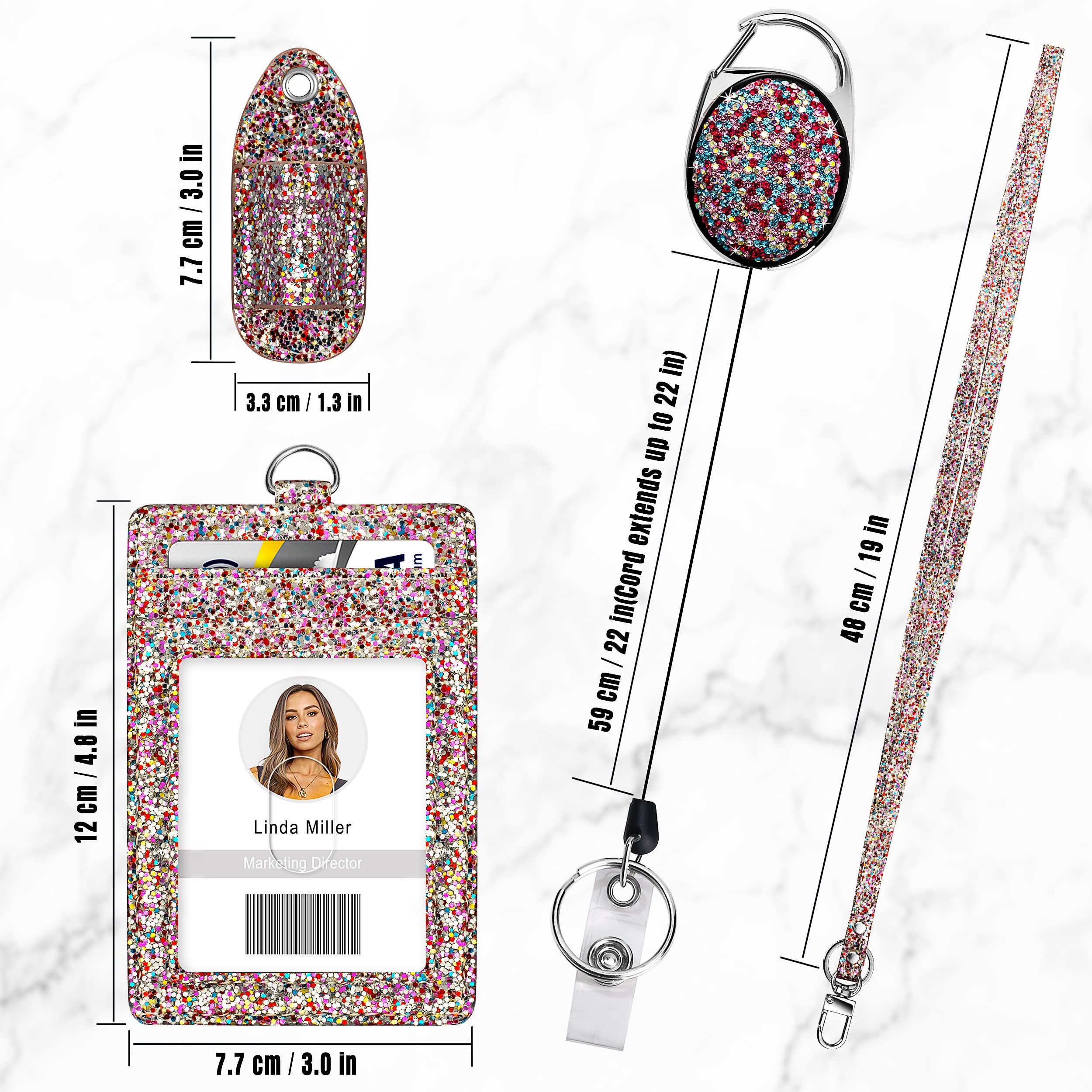 Nurse teacher student multipurpose detacher pen holders badge ID card neck pen holder lanyard