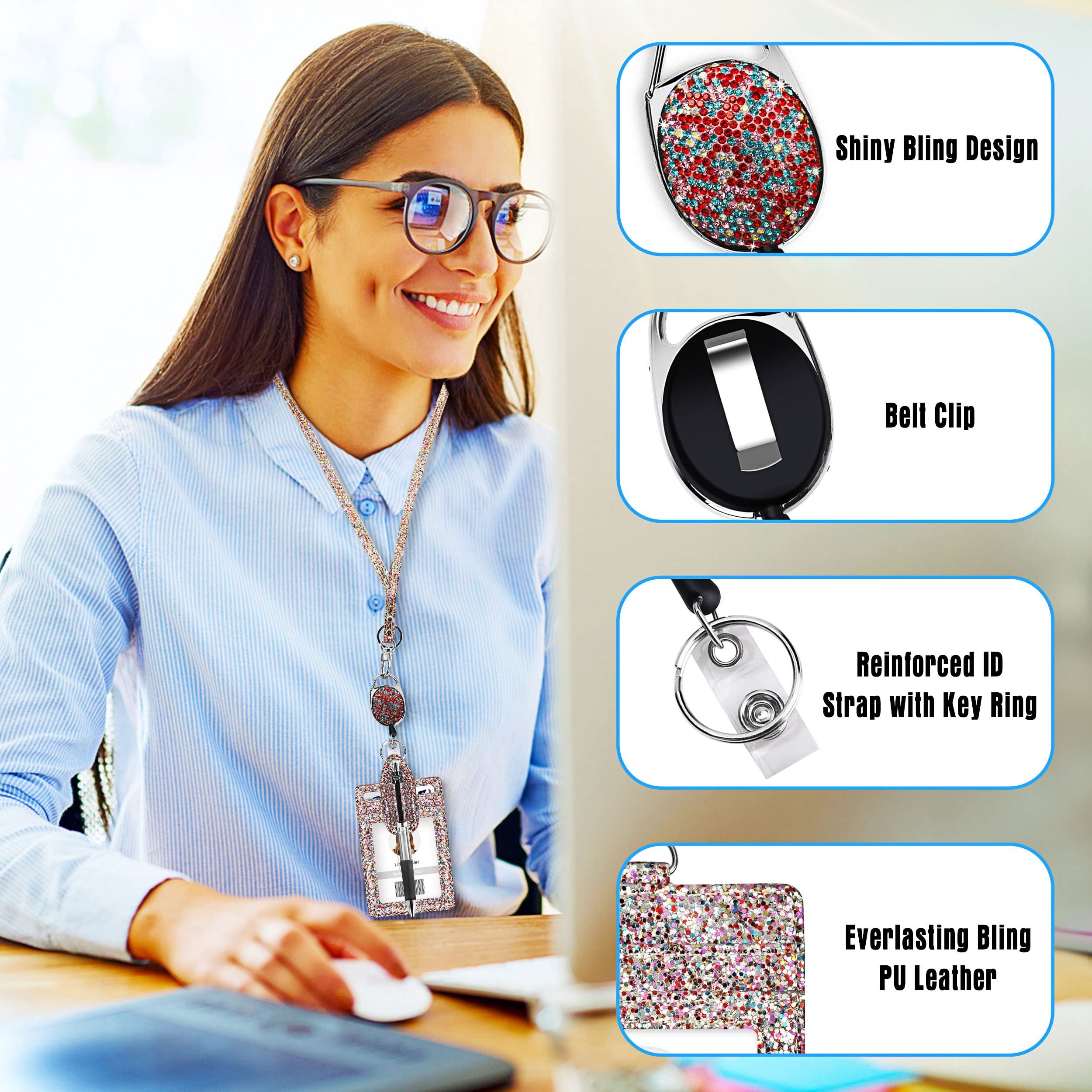 Nurse teacher student multipurpose detacher pen holders badge ID card neck pen holder lanyard