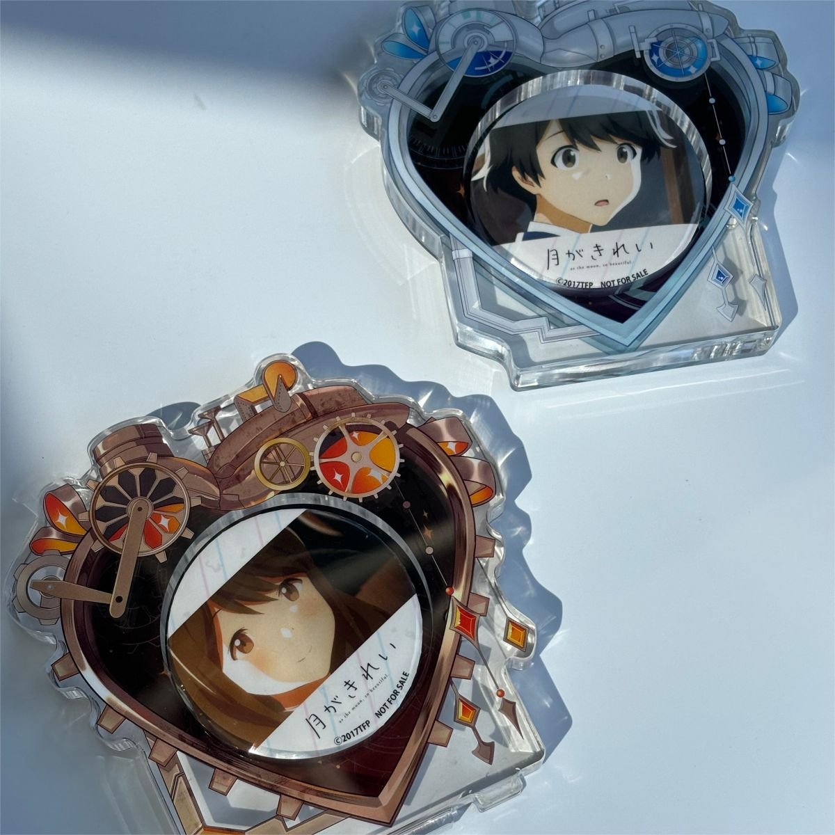 Mechanical Heart - anime goods decoration- Acrylic frame for badge