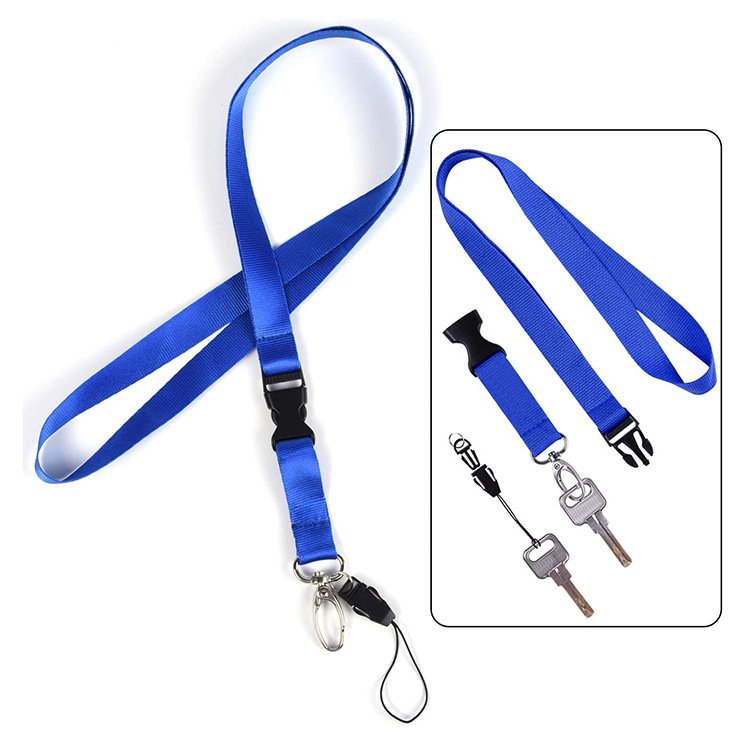 Promotional Phone Lanyard With ID Card Badge Holder Neck Strap Lanyard With Logo Custom Jacquard Nylon Lanyards