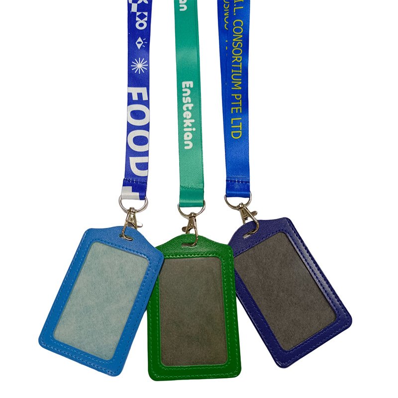 Wholesale Personalized Blank Polyester Badge Neck Straps Blank Key Printing Custom Lanyard With Buckle Adjustable