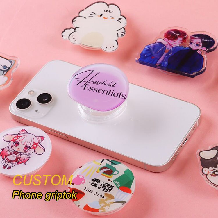 Custom printed kpop anime acrylic keychain transparent acrylic kpop keychain