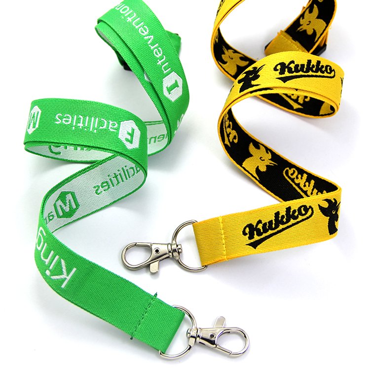 Wholesale Cheap Custom Thick Dye Sublimation Printing Badge Reel Customised Lanyard With Id Card Badge Holder