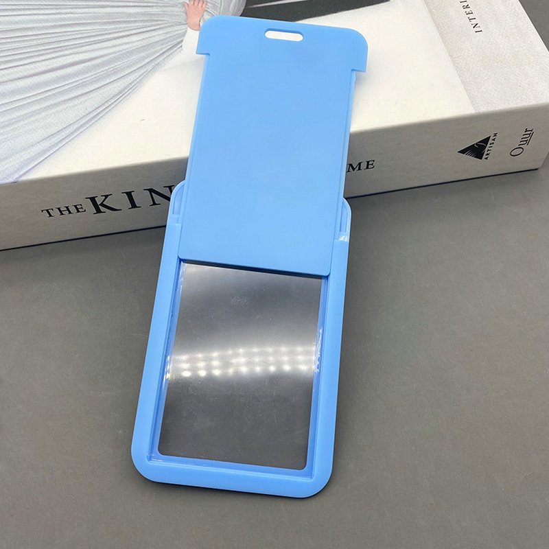 Factory Price Custom Logo Hard ABS Plastic Vertical Sliding ID Card Holder Multi-colors Name Badge Holder