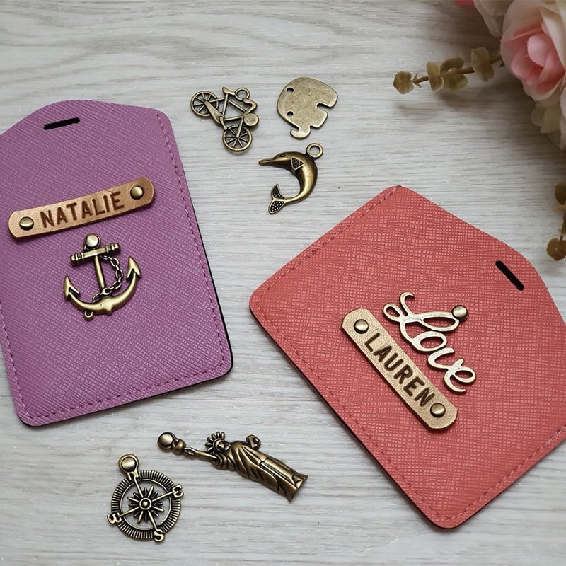 Wholesales Customised Pu Real Genius Leather Name Badge Logo Holder Lanyard Id Card Wallet