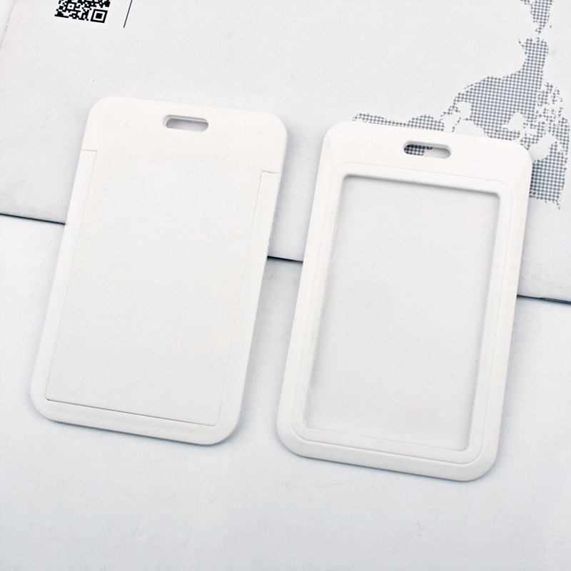 On Sale factory price ABS id card lanyard key card holder custom id card badge holder