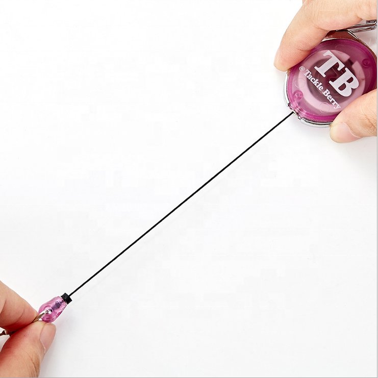 Assorted Colors name badge holders clip Custom Logo Plastic nurse Retractable ID Card Holder Badge Reels wholesale
