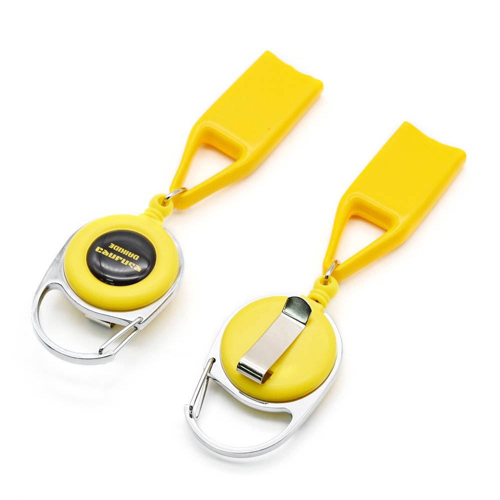 PVC Colorful Retractable Badge Holder Reel with Lighter Holder