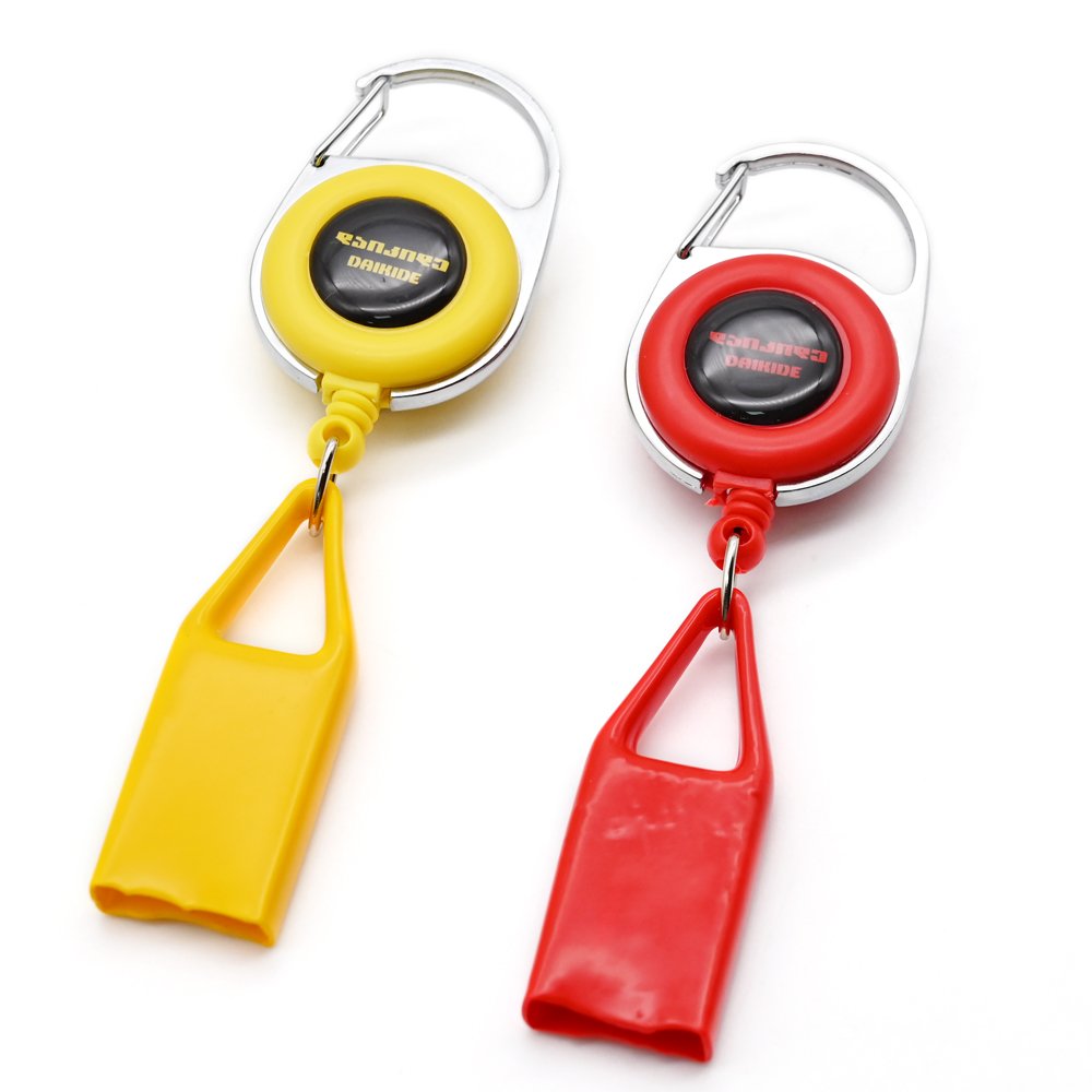 PVC Colorful Retractable Badge Holder Reel with Lighter Holder