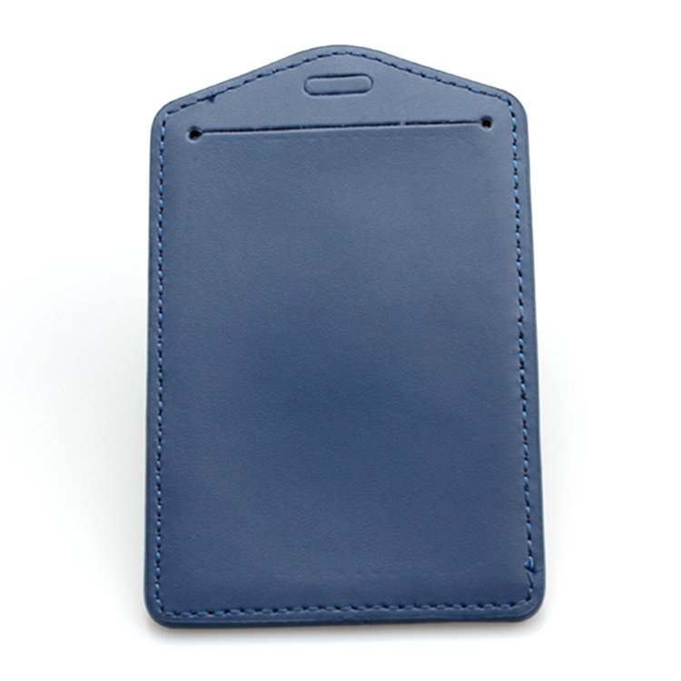 High quality Id card PU badge holder supplier