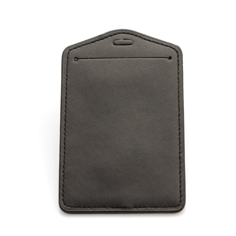 High quality Id card PU badge holder supplier