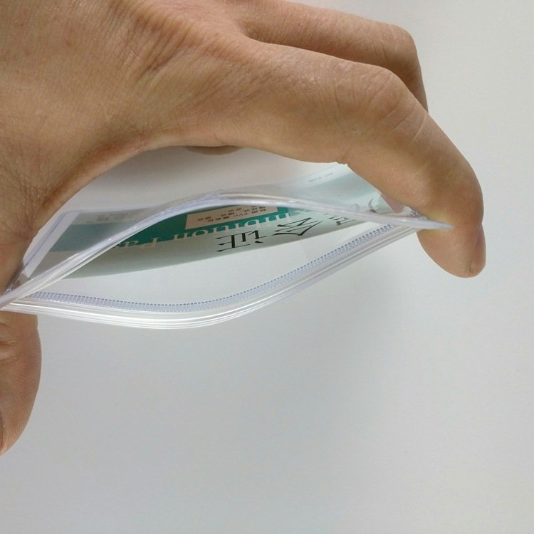 PVC Thick Card Protector 4x3 Card Holder Lanyards Card Holder Clear Vinyl Plastic Sleeve