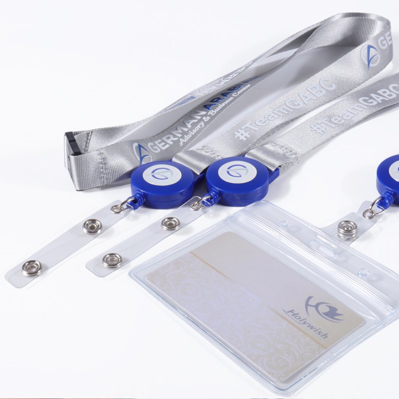 PVC Thick Card Protector 4x3 Card Holder Lanyards Card Holder Clear Vinyl Plastic Sleeve
